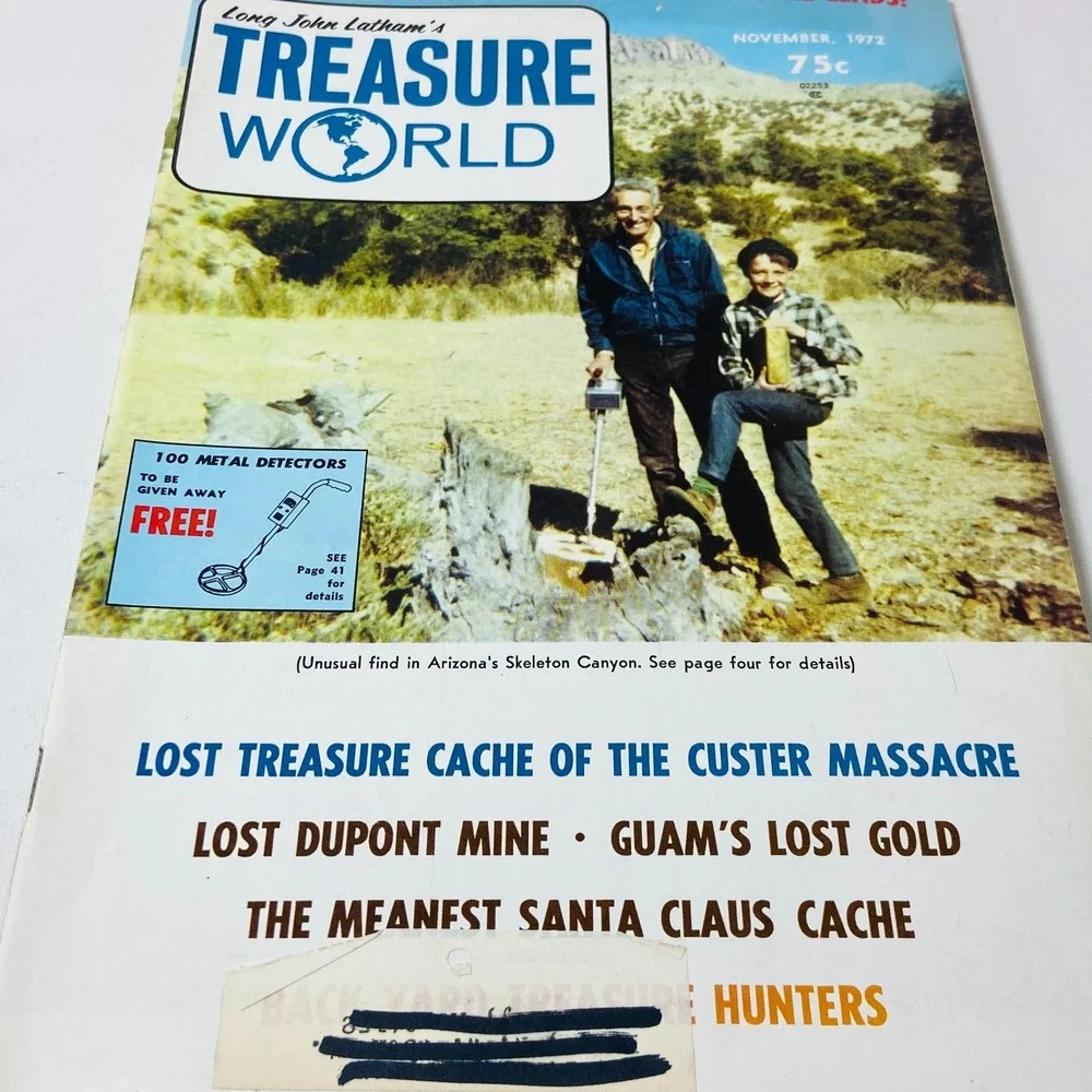 12 Long John Latham's Treasure World True Treasure 1972 The Spider Rock Treasure